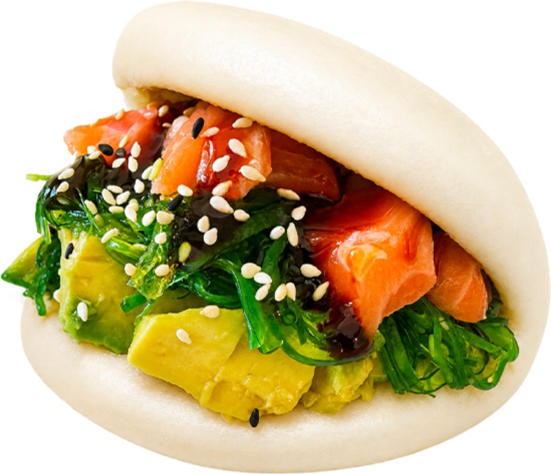 Bao Bun Salmon