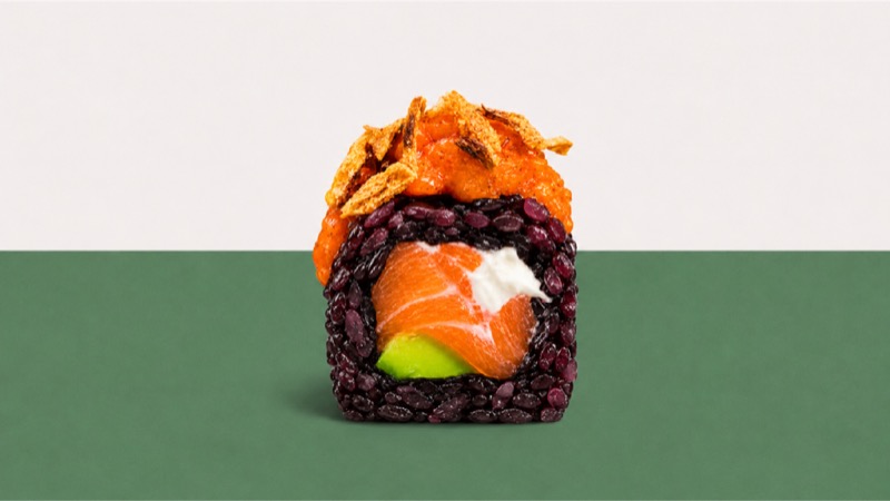Uramaki Black Salmon (Consigliato) 8pz